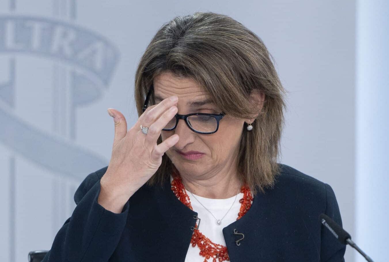 La vicepresidenta tercera y ministra para la Transición Ecológica y el Reto Demográfico, Teresa Ribera, comparece en una rueda de prensa posterior al Consejo de Ministros Extraordinario