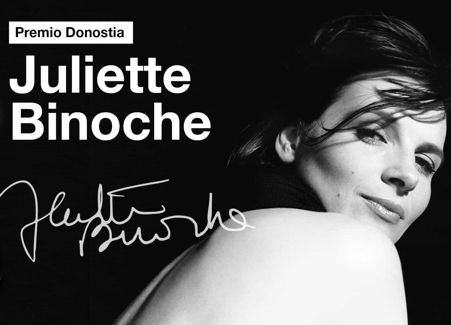 Juliette Binoche recibirá un Premio Donostia en la 70 edición del festival