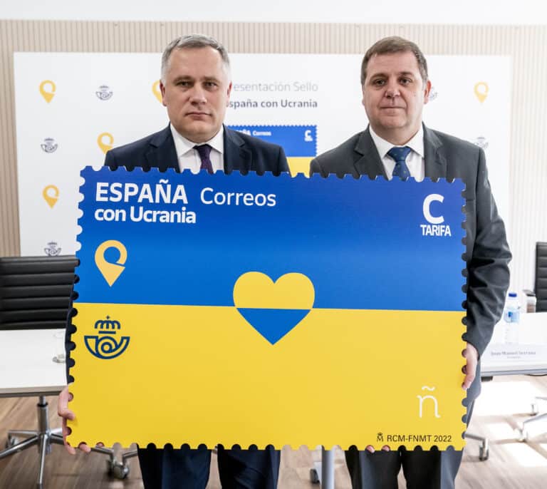 Correos lanza un nuevo sello en apoyo a Ucrania