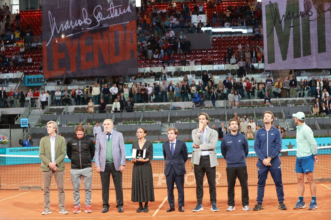 Homenaje a Manolo Santana, nombrado Hijo Predilecto de Madrid a título póstumo