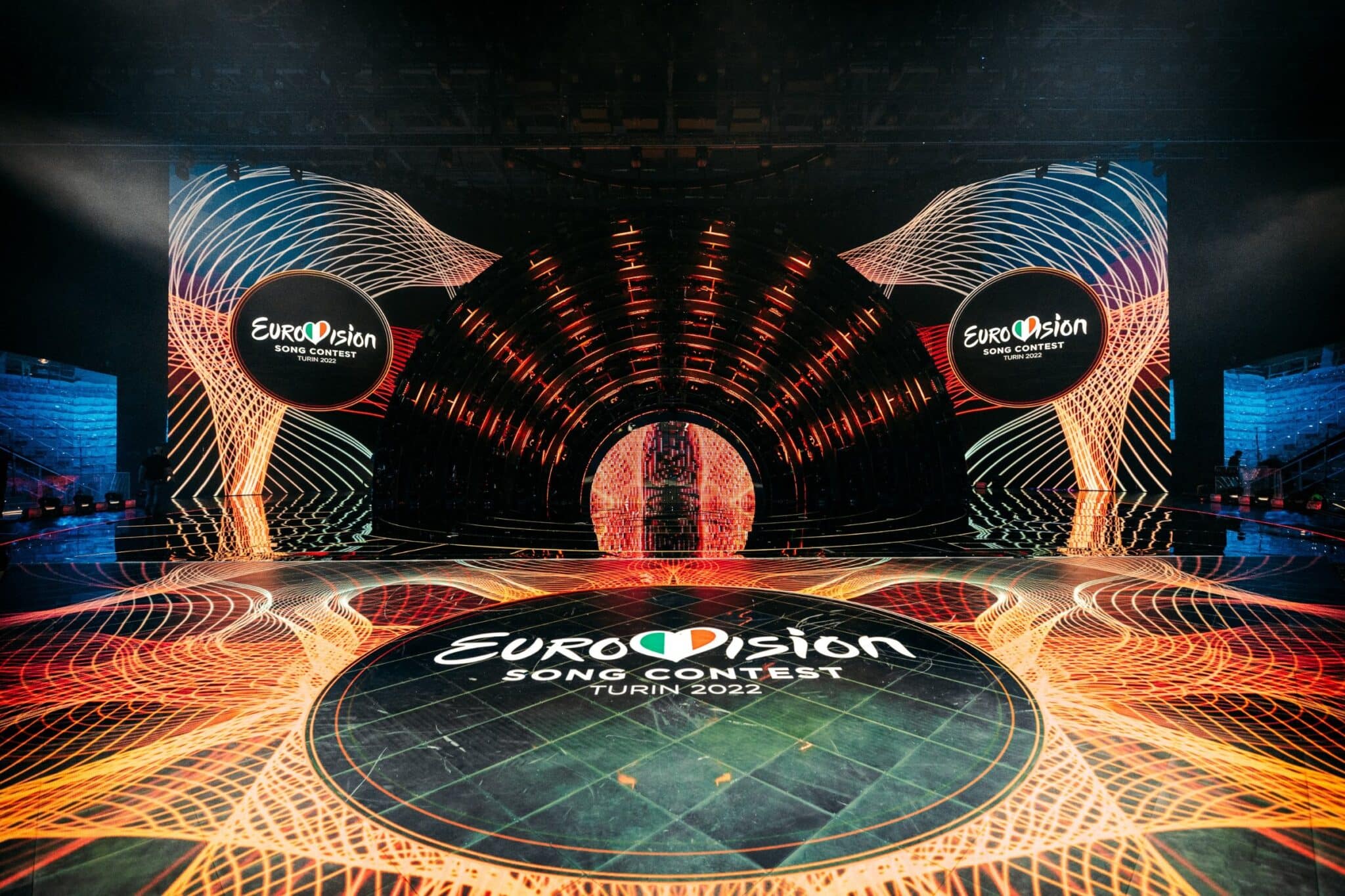 Escenario de Eurovisión 2022 en Turín