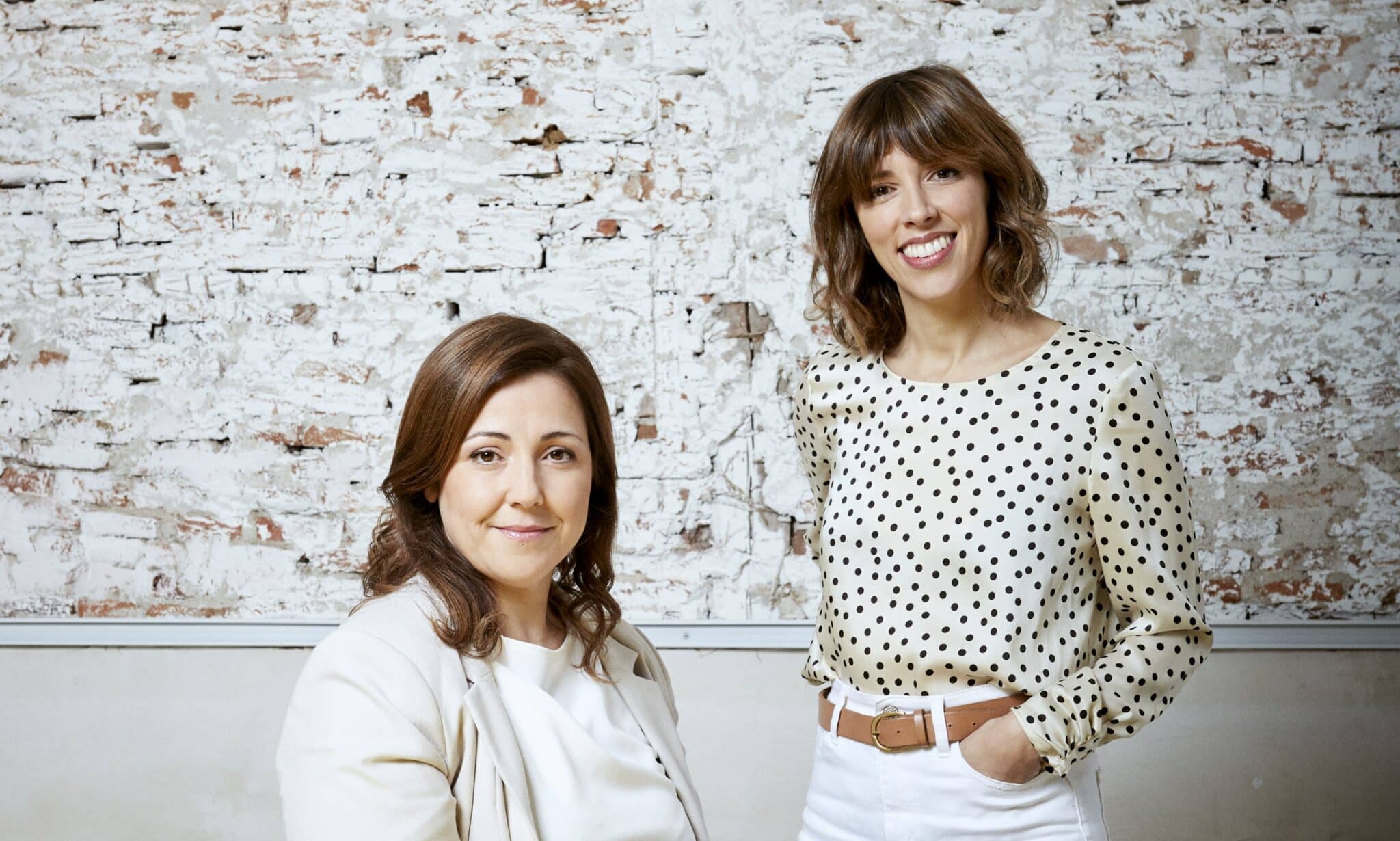 María Álvarez (izq.) y Elena García, socias fundadoras de los restaurantes La Francachela y de la empresa de espacios para eventos Ephimera.