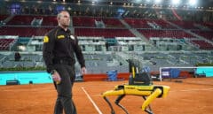 Yellow, el perro robot inteligente de Prosegur que custodia Mutua Madrid Open y sorprende a los espectadores en Caja Mágica
