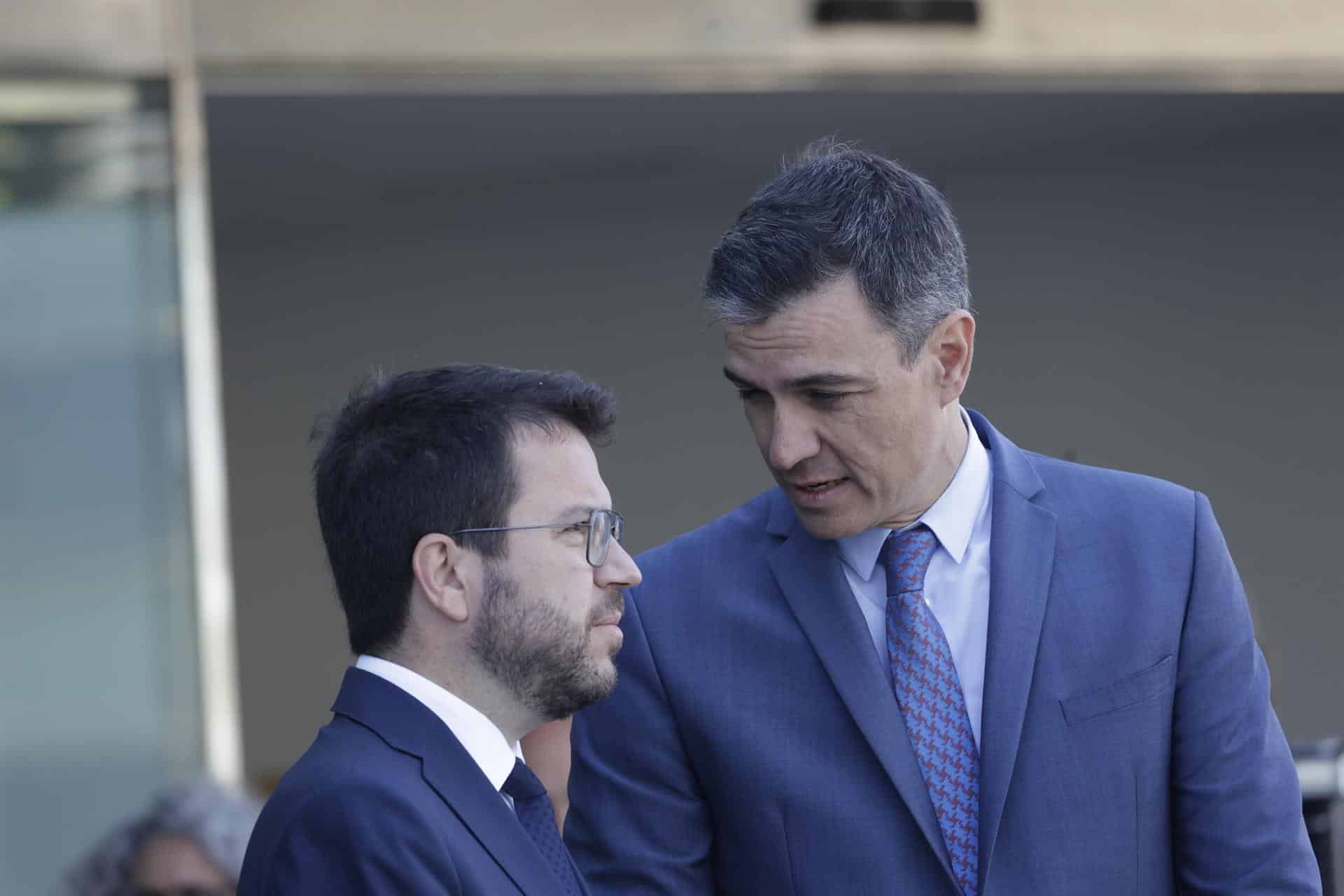 Pere Aragonès ante su reunión con Sánchez: "Queremos negociar con igualdad de armas"