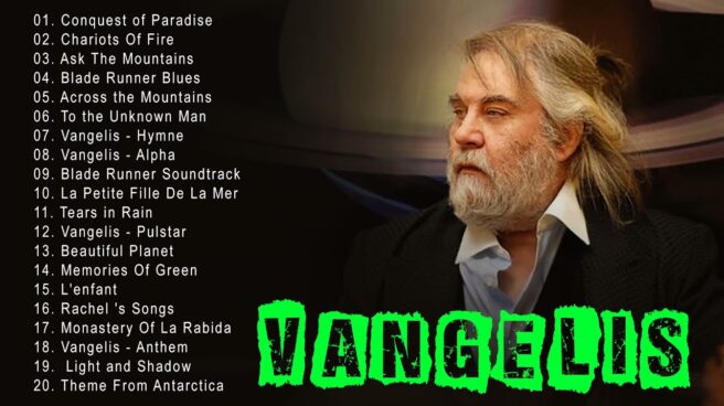 Carátula de un disco de Vangelis.