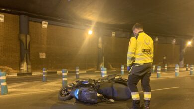 Un motorista de 27 años muere en el túnel de María de Molina, en Madrid