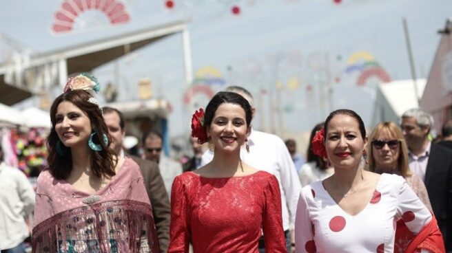 Inés Arrimadas en la Feria de Abril Inés Arrimadas en la Feria de Abril