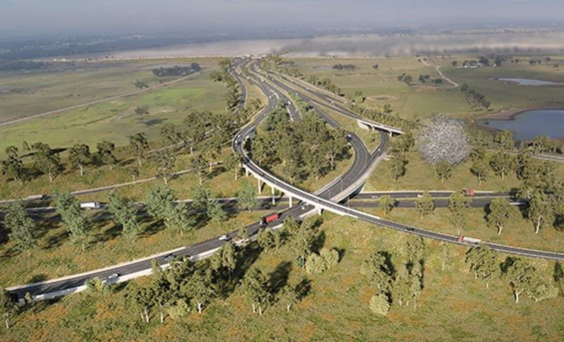 Imagen de una autopista en Australia.