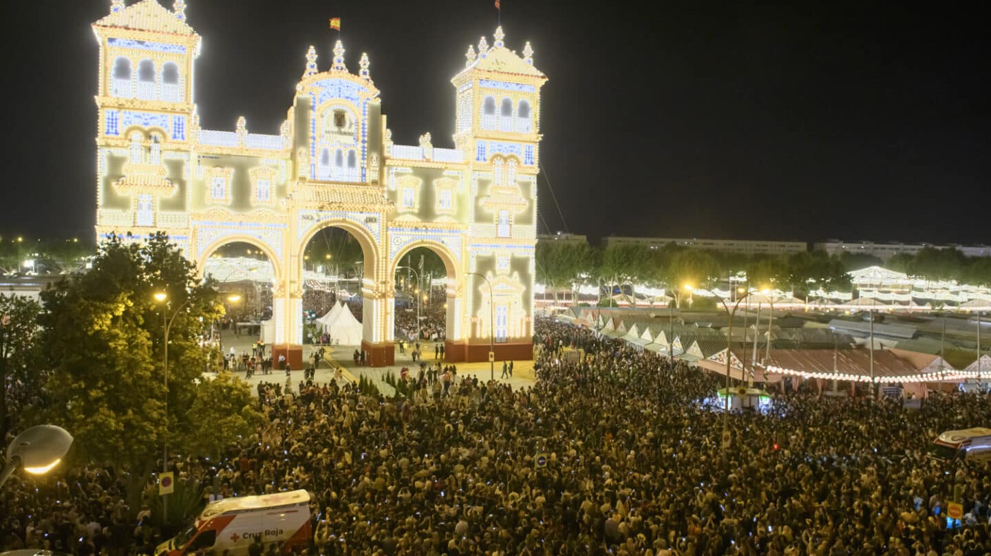 Encendido del Alumbrado de la Feria de Sevilla.