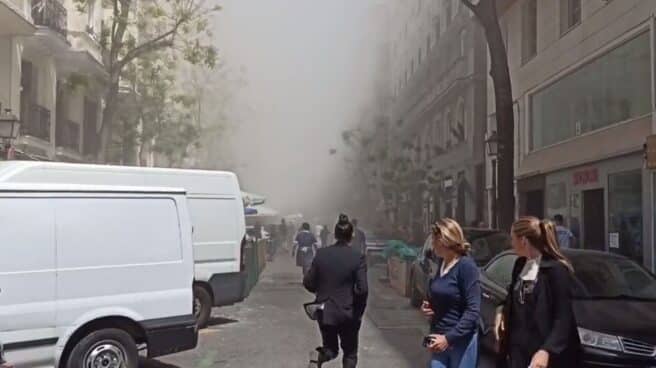 Registrada una explosión en un edificio del barrio Salamanca