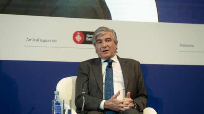 El presidente ejecutivo de Naturgy, Francisco Reynés, en la reunión del Cercle d'Economia.