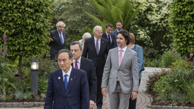 Líderes del G7 en una reunión el pasado junio