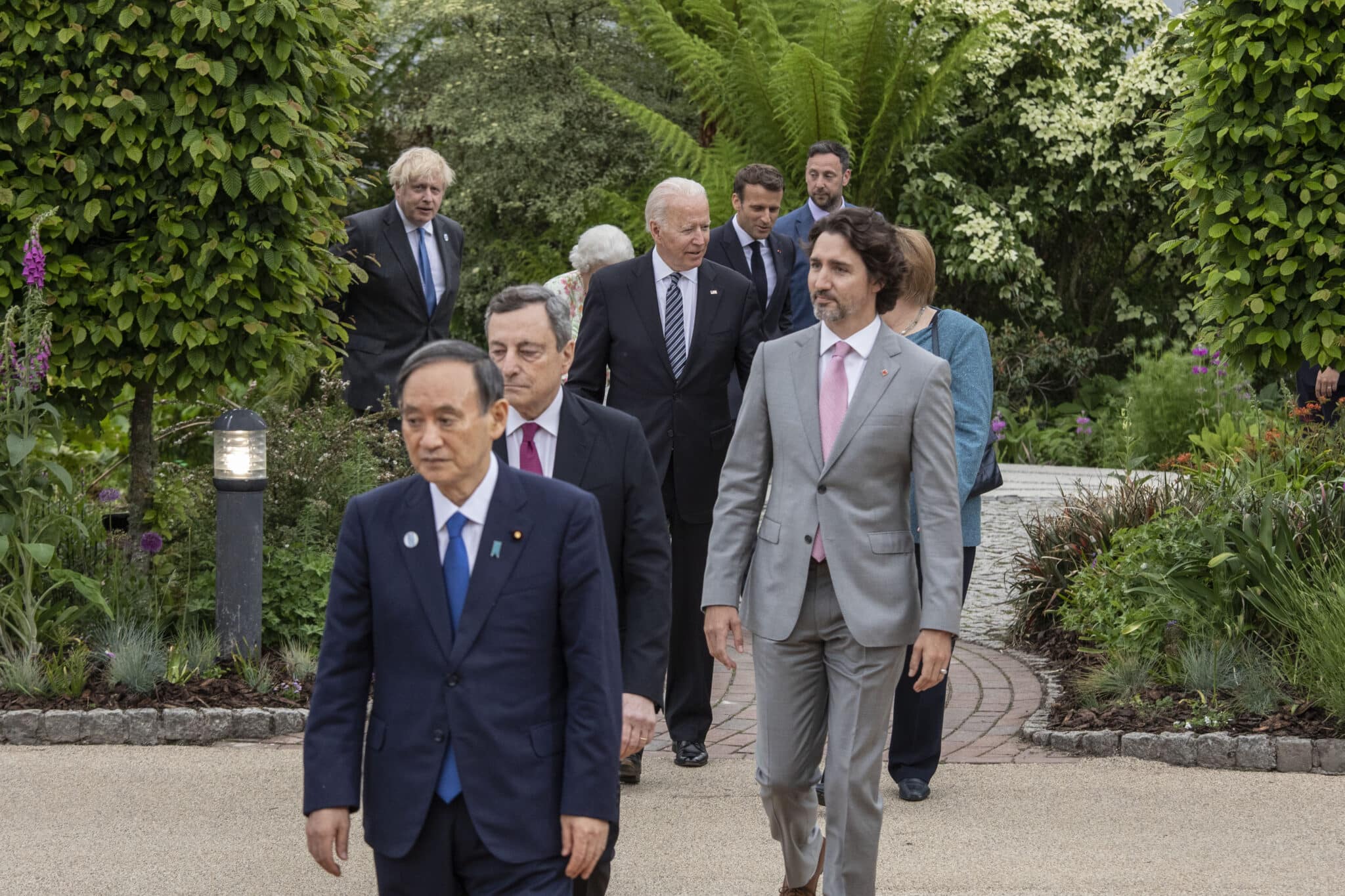 Líderes del G7 en una reunión el pasado junio