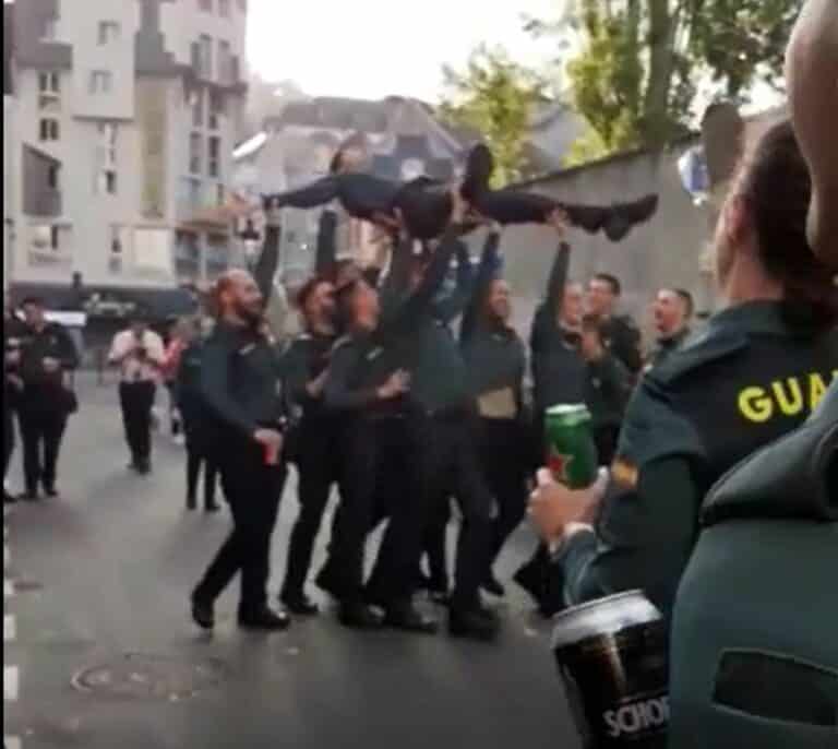 Indignación en la Guardia Civil por el vídeo de sus alumnos imitando al Cristo de la Muerte