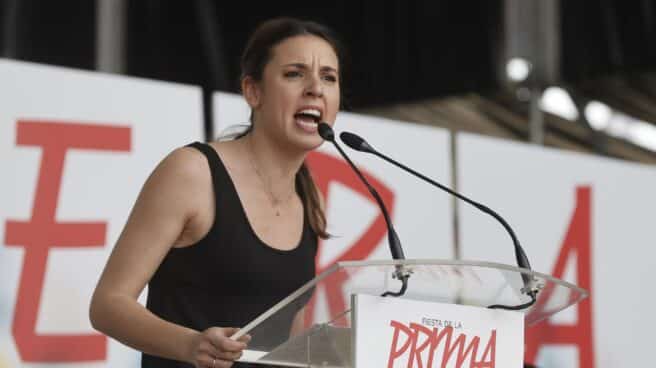 Irene Montero, en la fiesta de la primavera de Podemos. Irene Montero, en la fiesta de la primavera de Podemos.