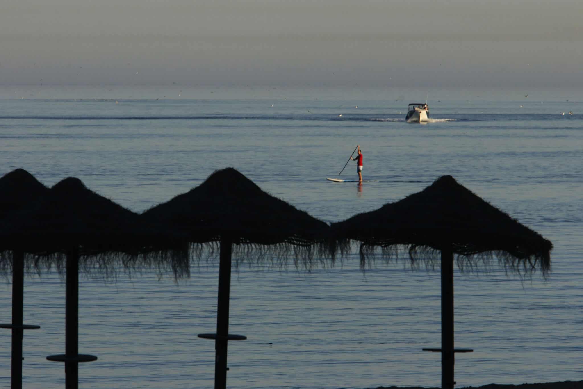 Imagen de archivo de la playa de la Malagueta.