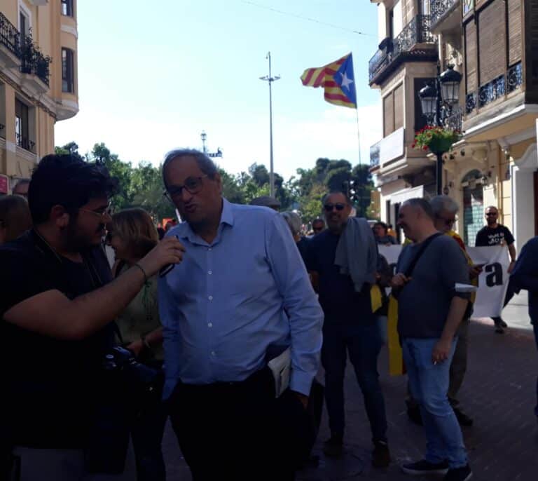 Torra insta a los independentistas a romper con el Gobierno: "Siempre serán el adversario de Cataluña"