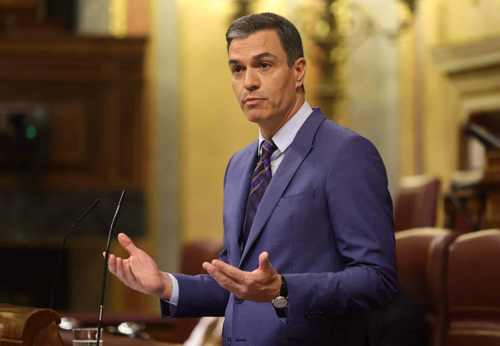 El presidente del Gobierno, Pedro Sánchez, comparece en el Congresos sobre el espionaje con 'Pegasus' a líderes políticos independentistas, a miembros del Ejecutivo, y que provocó la destitución de la directora del Centro Nacional de Inteligencia (CNI).