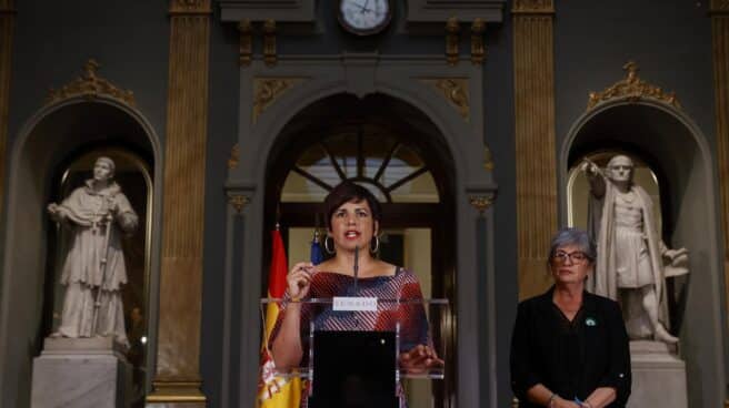 La líder de Adelante Andalucía, Teresa Rodríguez. La líder de Adelante Andalucía, Teresa Rodríguez.