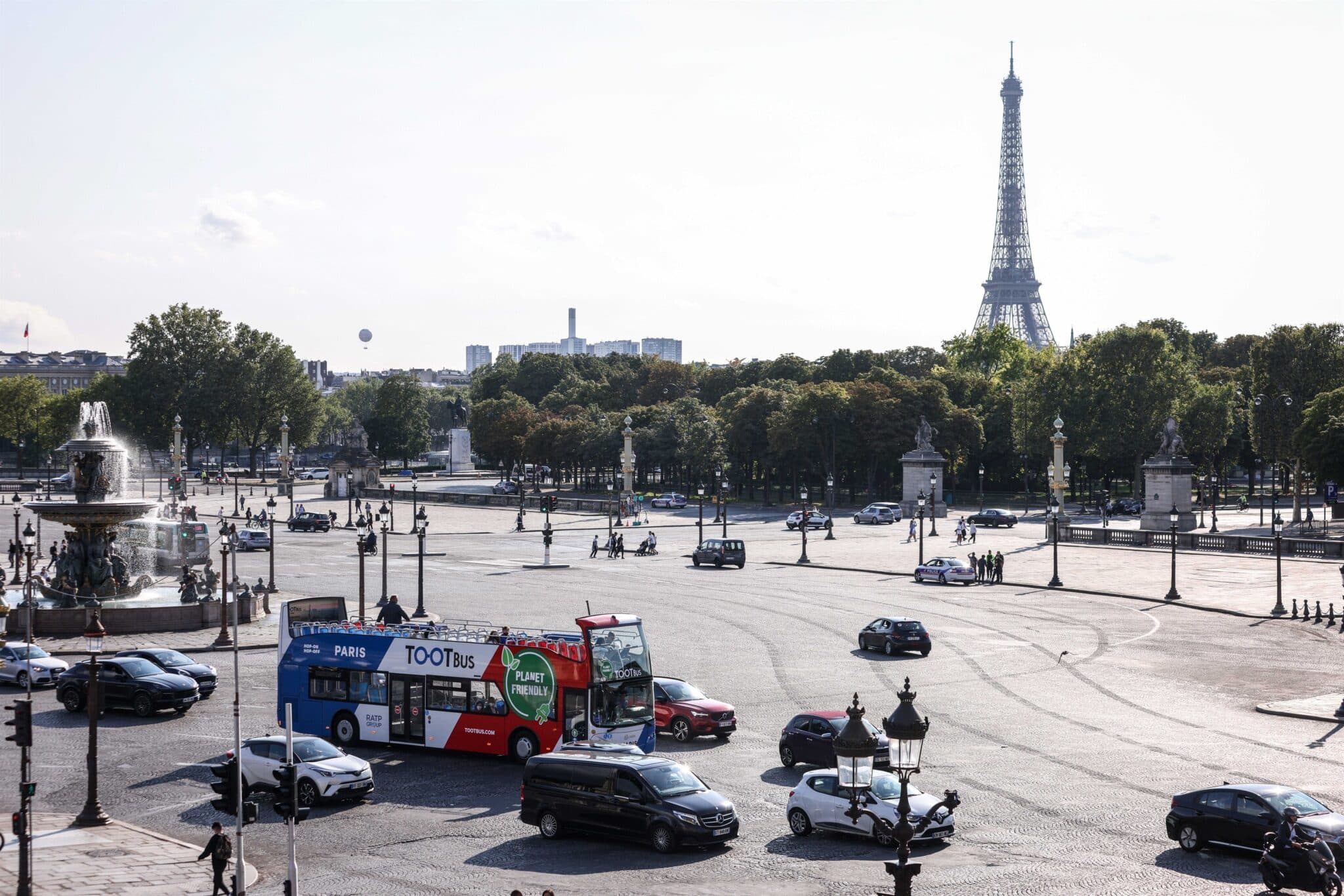 Vista de la Torre Eiffel de París