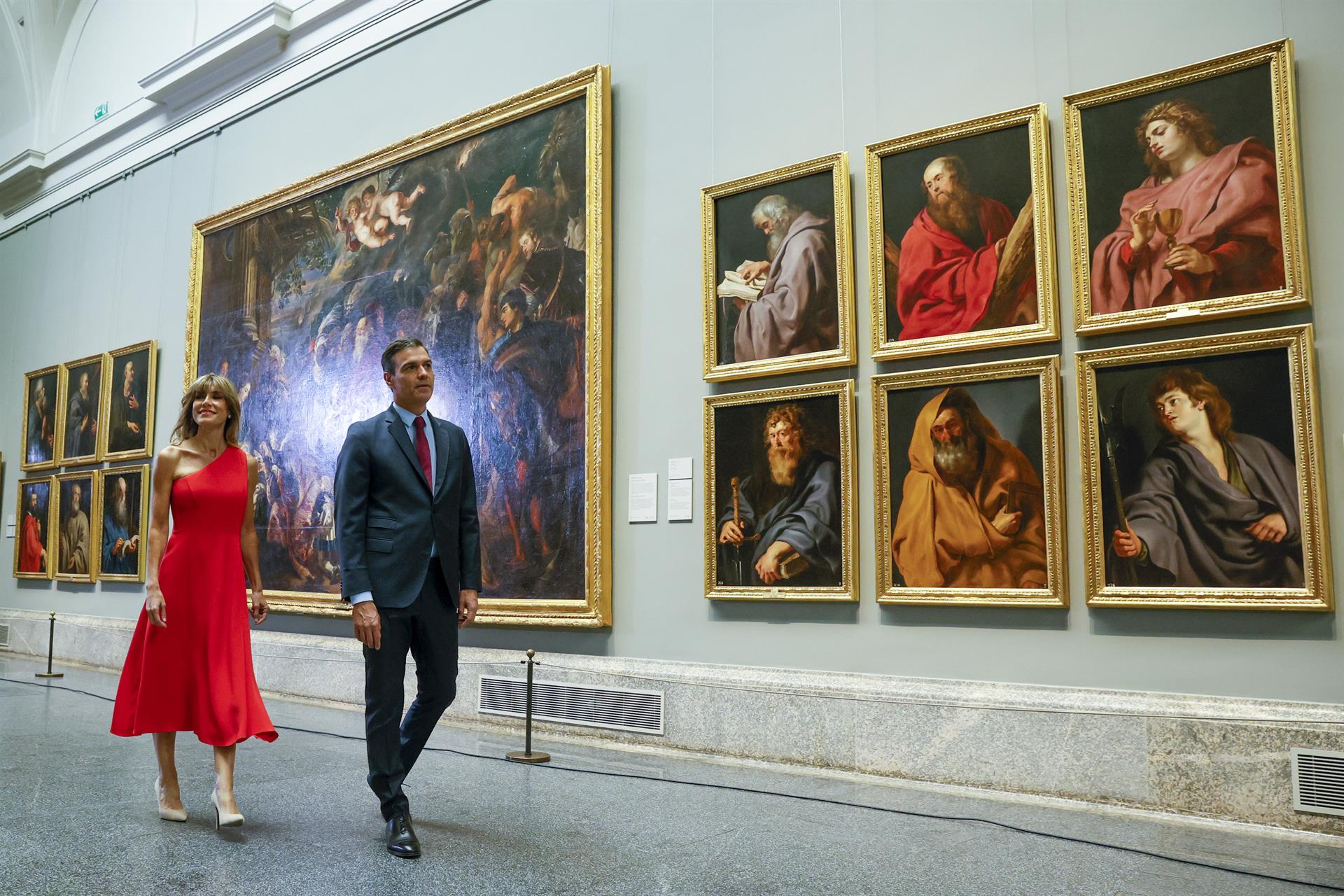 La cena de Pedro Sánchez y Begoña Gómez como anfitriones máximos de la OTAN en el Prado: todos los detalles