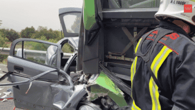 Muere una mujer en una colisión frontal con un autobús en San Martín de Valdeiglesias