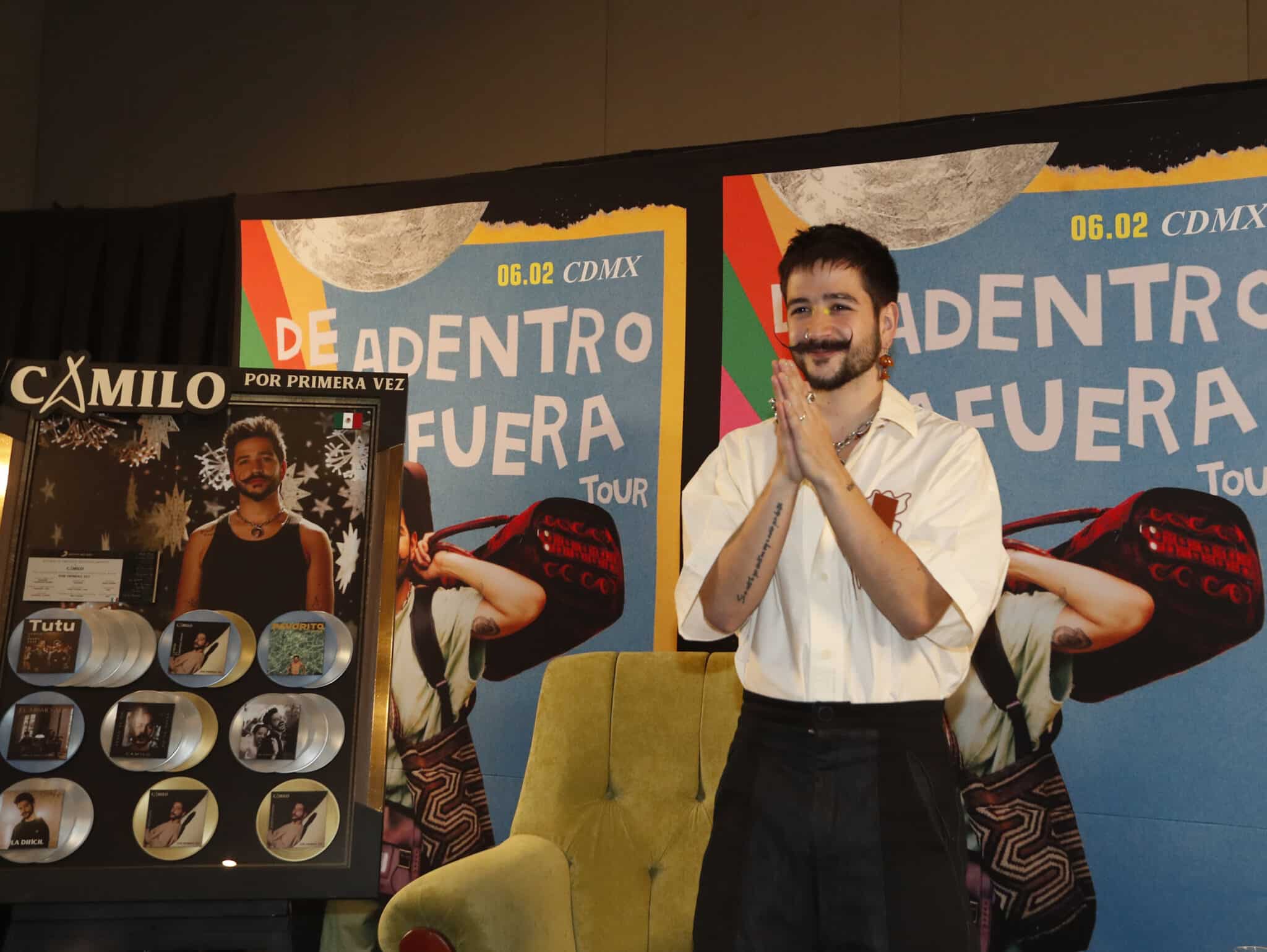 Camilo, artista Internacional que más entradas vendió en España en 2021: "No sueño desde la ambición"