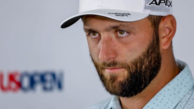 2022 US Open golf tournament Jon Rahm, en Brookline.