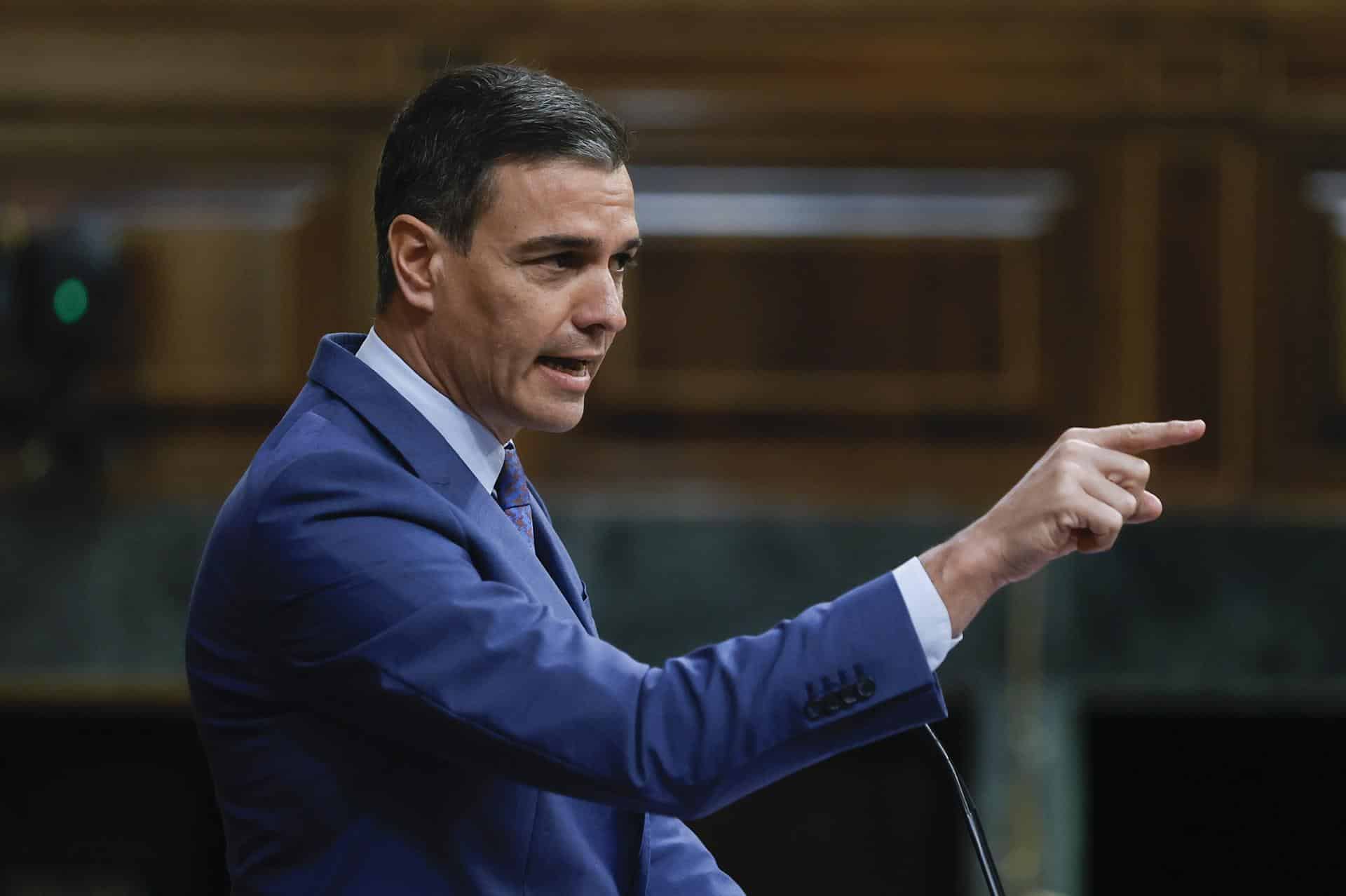 El presidente del Gobierno, Pedro Sánchez