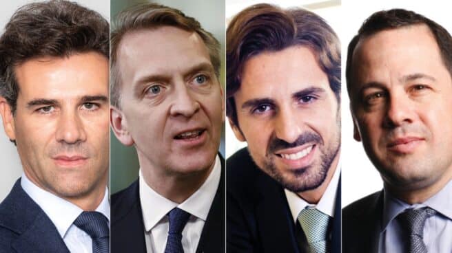 De izquierda a derecha: Javier Illán (Millenium), Bruce Flatt (Brookfield), Miguel Casas (Stoneweg Hospitality) y Elad Shraga (Signal Capital) De izquierda a derecha: Javier Illán (Millenium), Bruce Flatt (Brookfield), Miguel Casas (Stoneweg Hospitality) y Elad Shraga (Signal Capital)