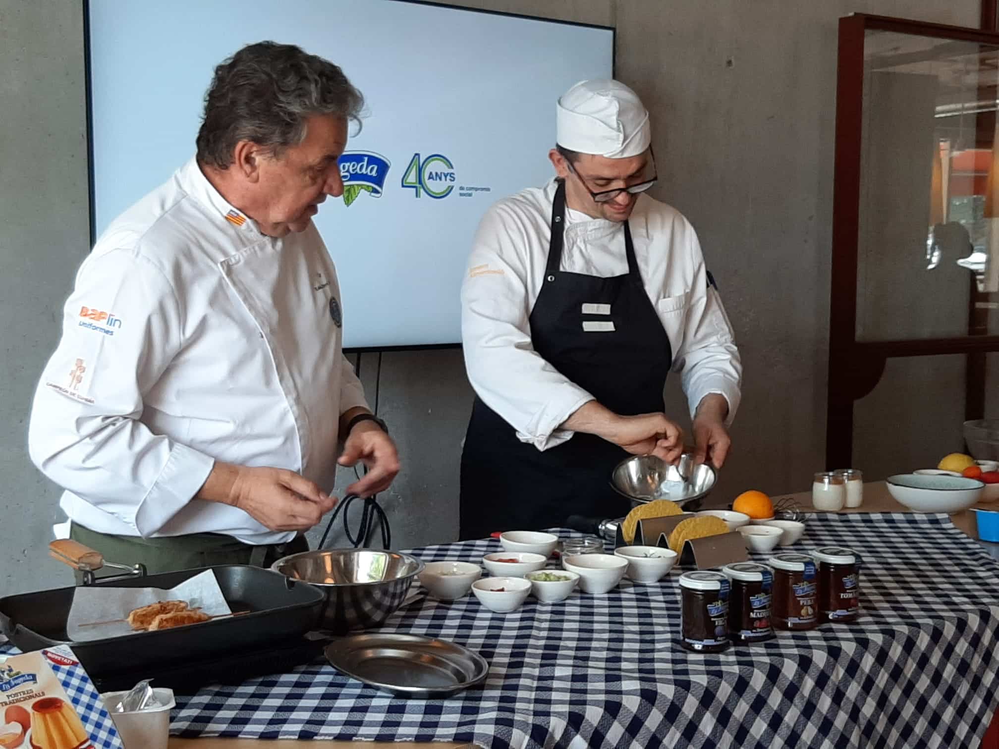 Esment Fundació se une al chef Koldo Royo para elaborar recetas con productos de La Fageda