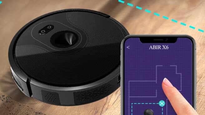 Consigue con un 59% de descuento el robot aspirador Abir X6 Robot aspirador Abir con un 59% de descuento
