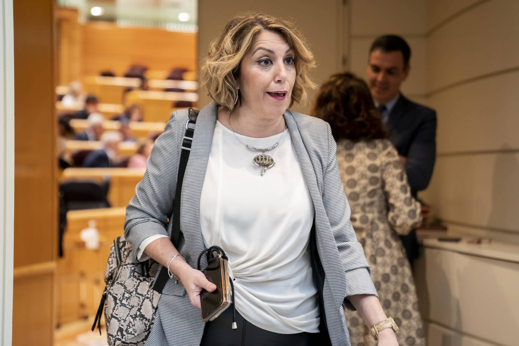 Susana Díaz, en el Senado.