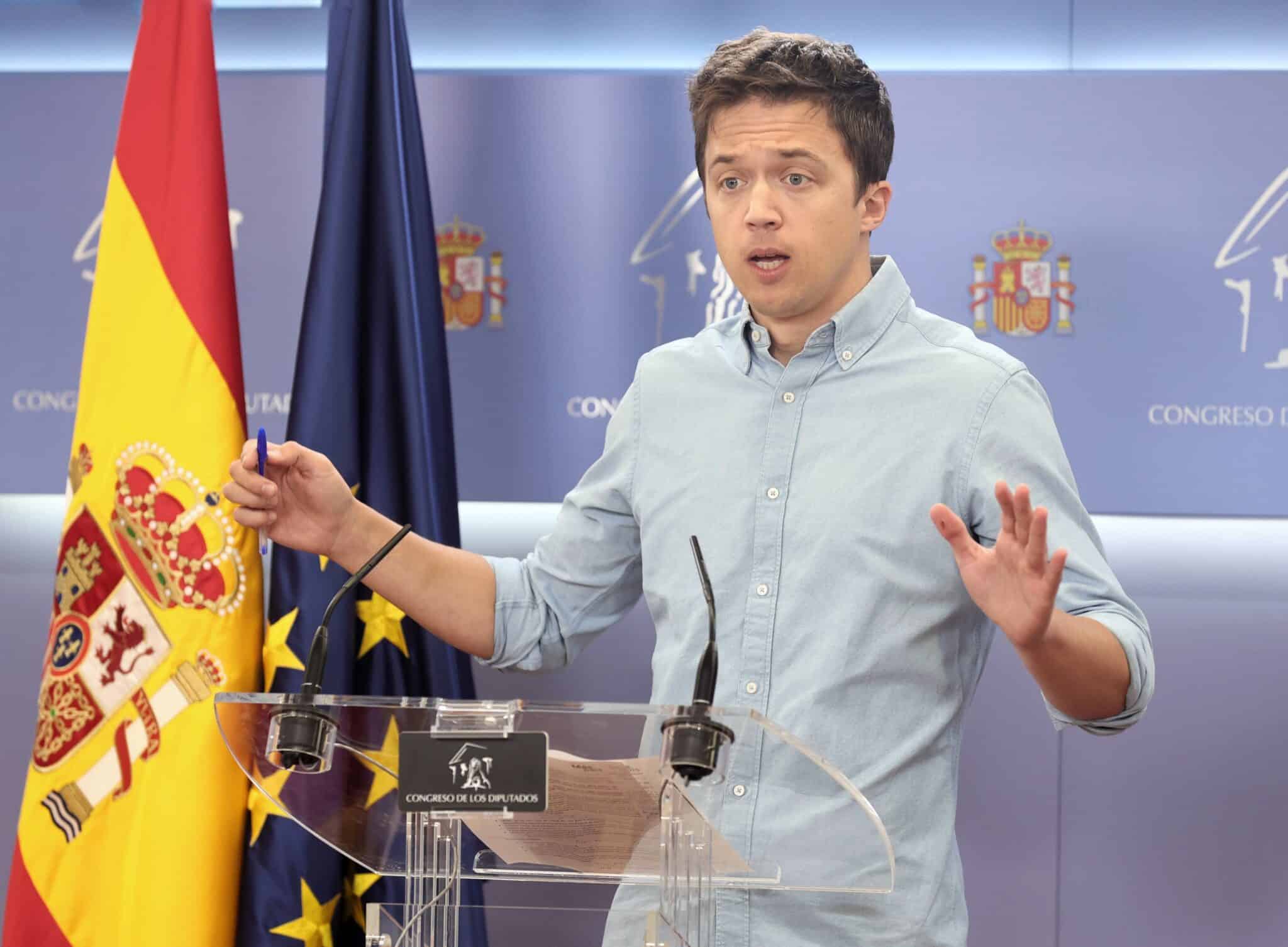 Íñigo Errejón, en el Congreso de los Diputados.