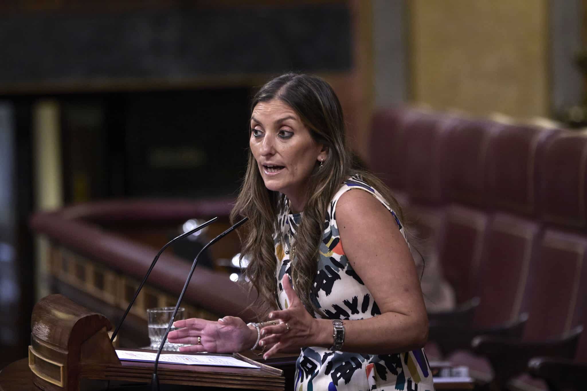 Sara Giménez, diputada de Ciudadanos, en el Congreso.