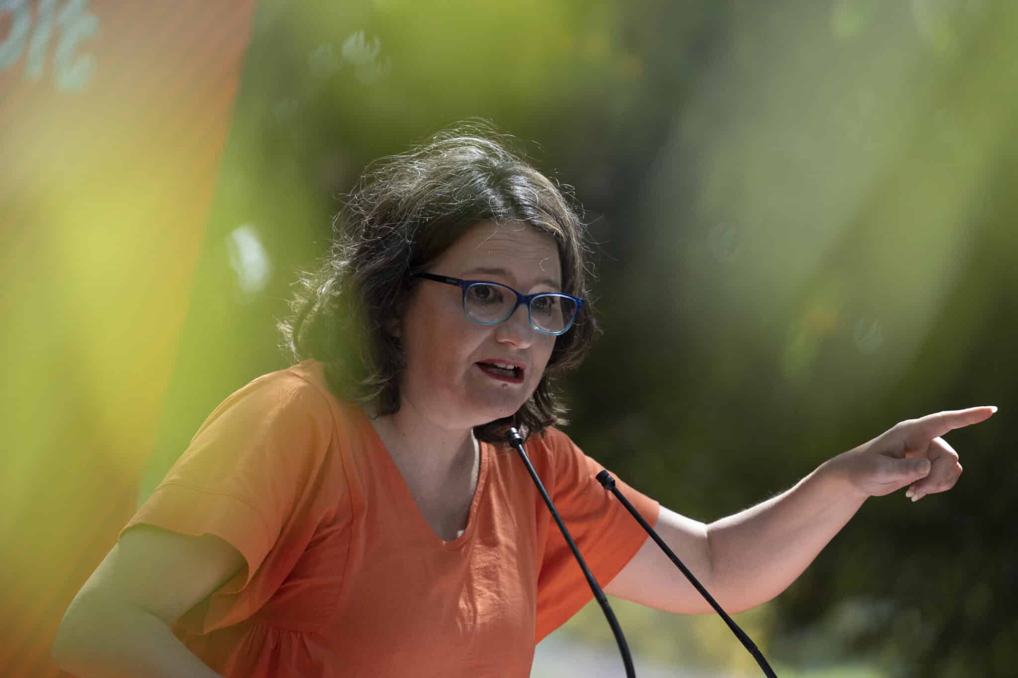 La vicepresidenta de la Generalitat Valenciana y portavoz del Consell, Mónica Oltra