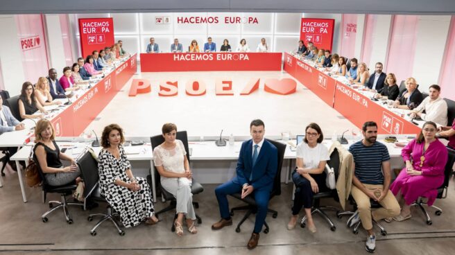 Reunión de la Ejecutiva del PSOE tras las elecciones en Andalucía.