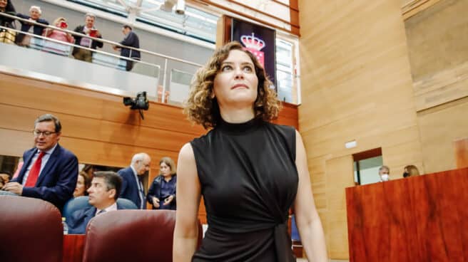 La presidenta de la Comunidad de Madrid, Isabel Díaz Ayuso