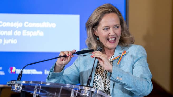 La vicepresidenta primera y ministra de Asuntos Económicos y Transformación Digital, Nadia Calviño. La vicepresidenta primera y ministra de Asuntos Económicos y Transformación Digital, Nadia Calviño.