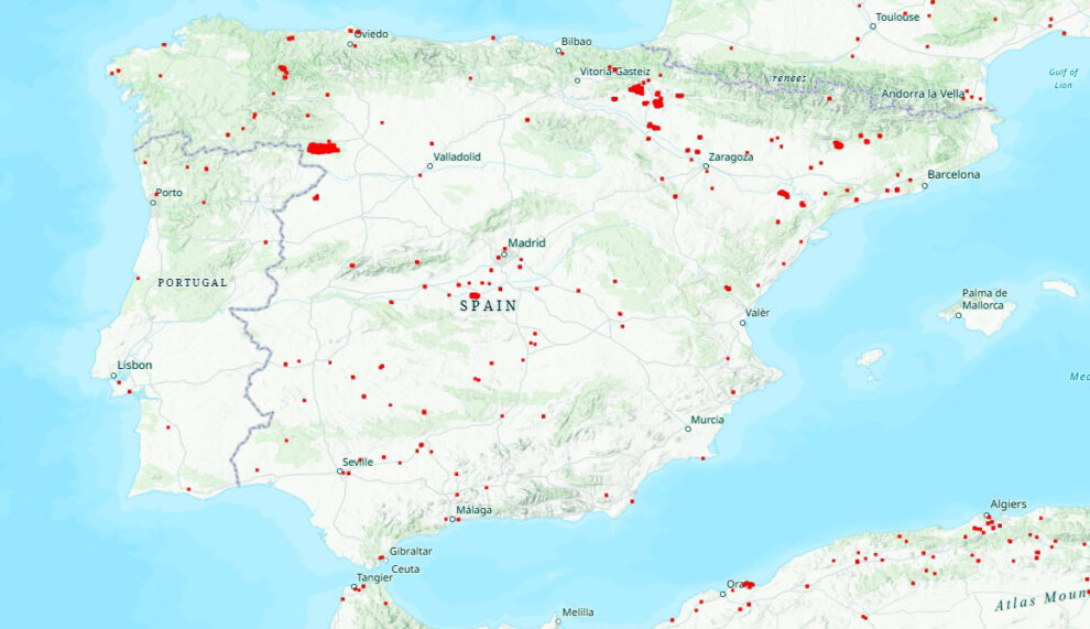 Registros de incendios en los últimos siete días.