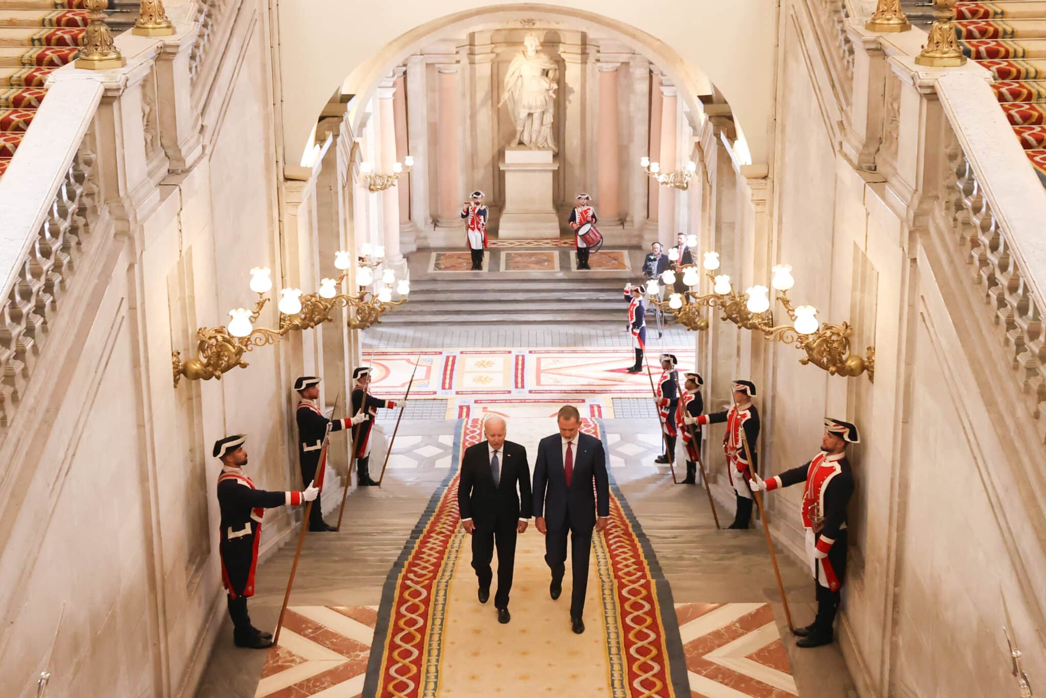 Biden en el Palacio Real: "No seríamos un país independiente sin vosotros"