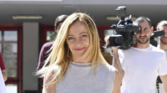 Giorgia Meloni, líder de Fratelli d'Italia La líder de Fratelli d'Italia, Giorgia Meloni