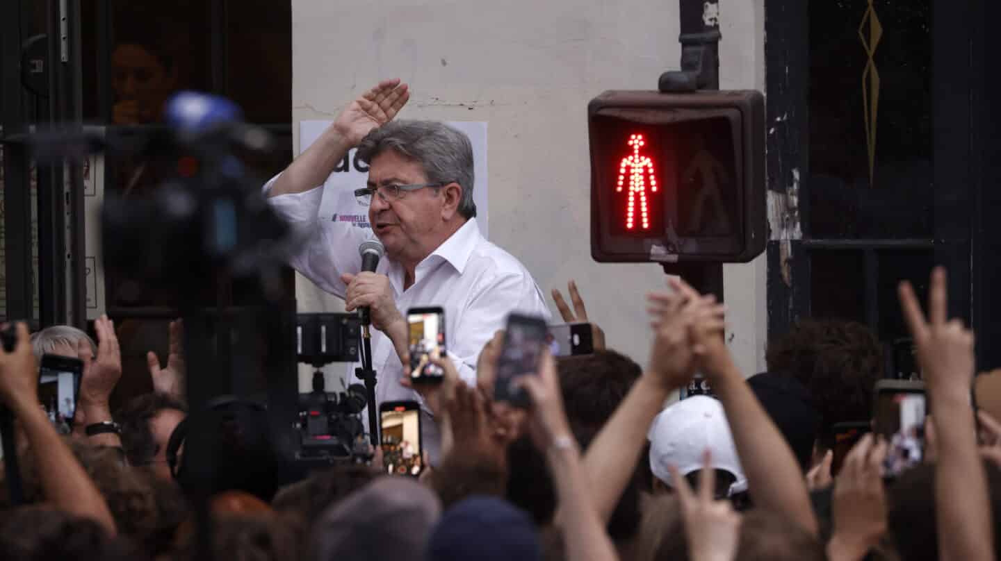 Jean-Luc Mélenchon, líder de la Francia Insumisa