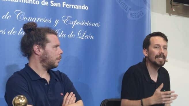 Pablo Iglesias, en San Fernando.