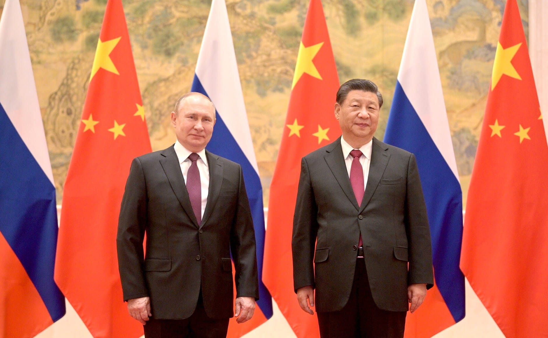 El líder ruso, Vladimir Putin, y el chino, Xi Jinping, en Pekín