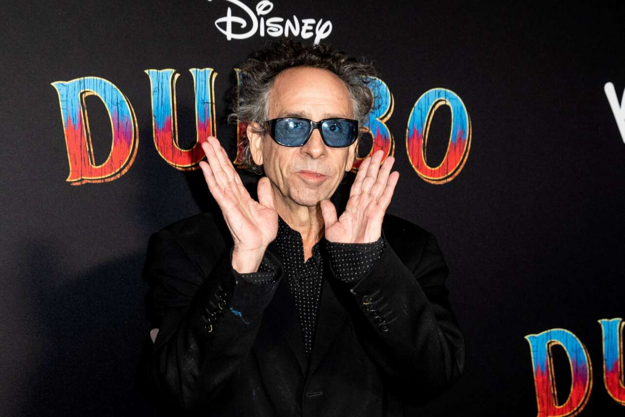 Tim Burton en la presentación de 'Dumbo'