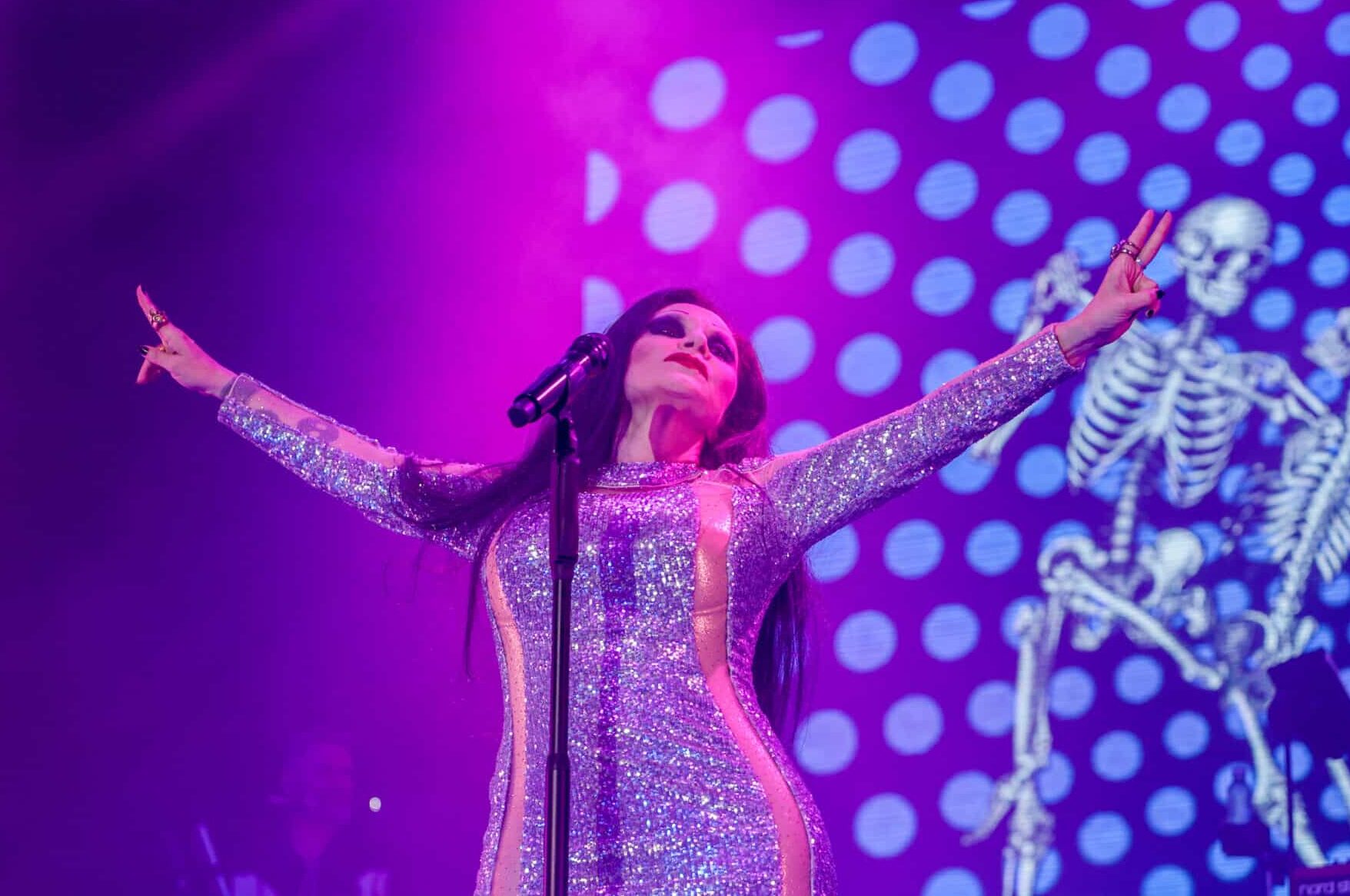 Alaska, cantante del grupo musical Fangoria, actúa en el Festival Noches del Botánico 2022