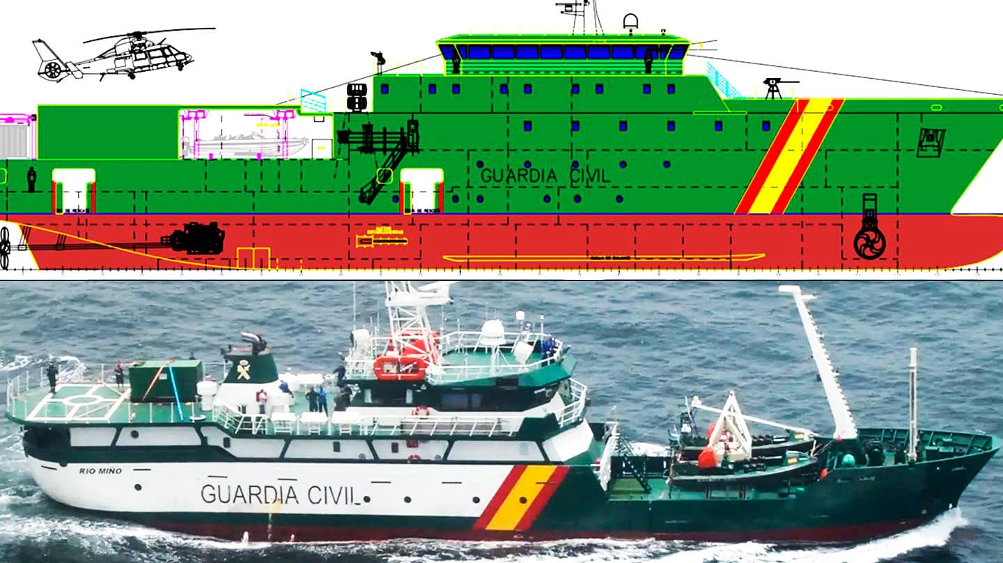 Nuevo buque oceánico de la Guardia Civil Río Miño