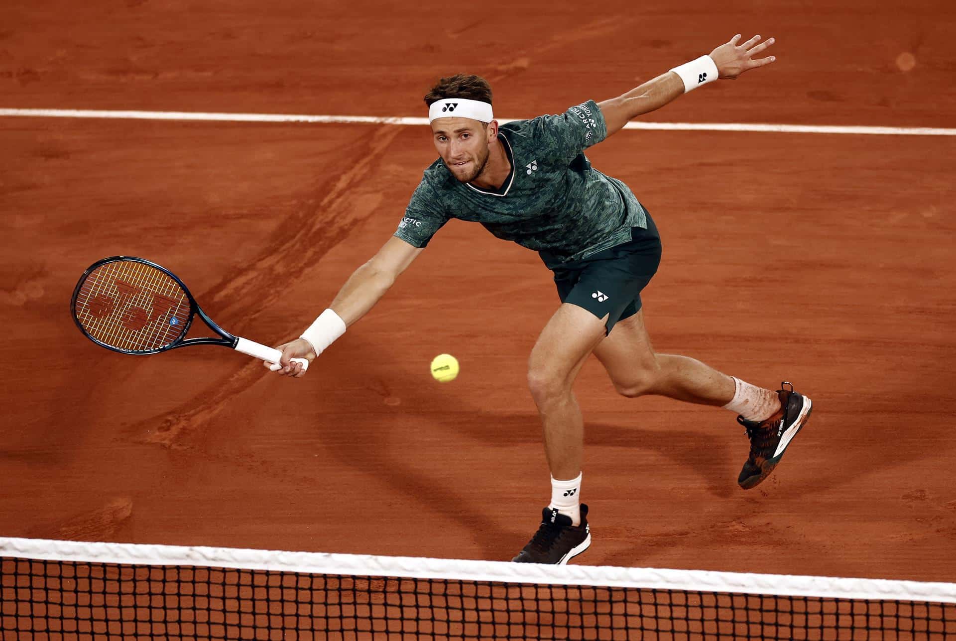 El noruego Casper Ruud, rival de Rafael Nadal en la final de Roland Garros