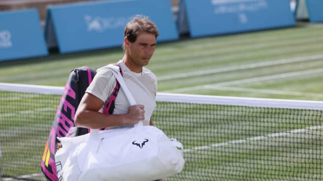 Entrenamiento de Rafa Nadal